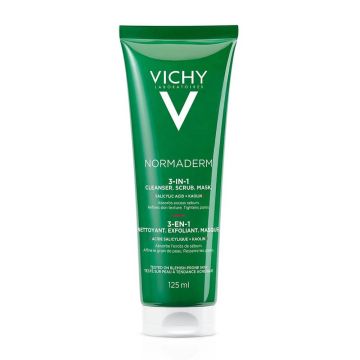 Vichy Normaderm Почистващ продукт за проблемна кожа 3в1 125 мл