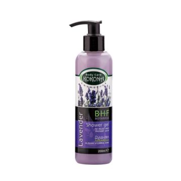 Kokona Body Care B.H.F. Botanica Душ гел за сияйна кожа с лавандула 200 мл