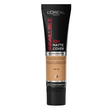 L’Oreal Infallible 32H Matte Cover Фон дьо тен SPF25 260 Solei 30 мл