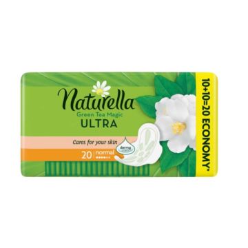 Naturella Green Tea Magic Ultra Normal Дамски дневни превръзки със зелен чай 20 бр