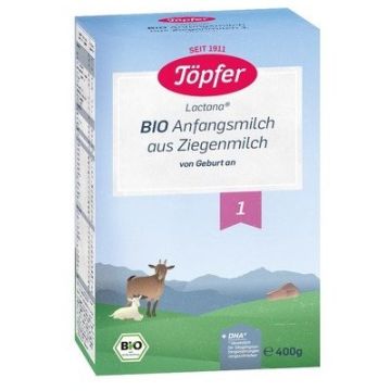Lactana Bio 1 Сухо козе мляко за кърмачета 0M+ 400 гр Topfer