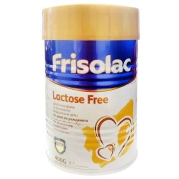 Frisolac Lactose Free Адаптирано мляко без лактоза 0М+ 400 гр