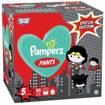 Пелени-гащички Pampers Pants Special Edition Warner Bros Размер 5 S 66 бр Procter & Gamble
