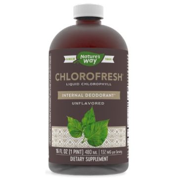 Nature’s Way Chlorofresh Liquid Chlorophyll Течен Хлорофил с натурален вкус 473 мл 