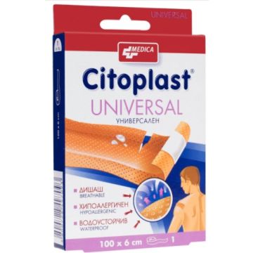 Medica Citoplast Universal Водоустойчива и дишаща лепенка 100/6 см 1 бр