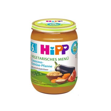 Hipp Био пюре с кус кус и зеленчуци 6М+ 190 гр