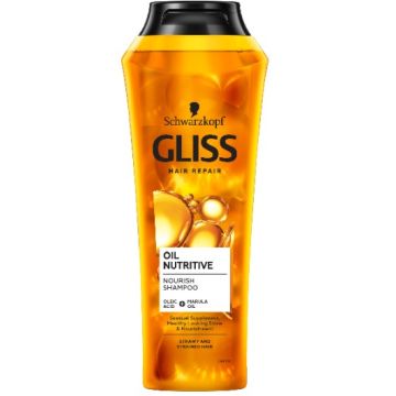 Gliss Oil Nutritive Шампоан за дълга и цъфтяща коса 250 мл