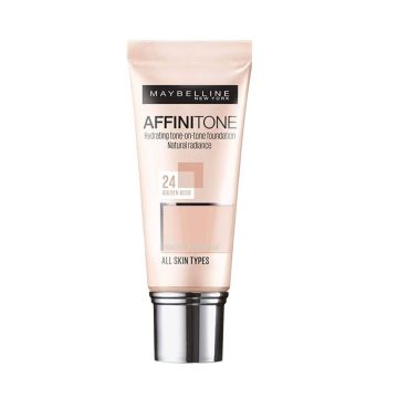 Maybelline Affinitone Хидратиращ фон дьо тен за всеки тип кожа 24 Golden Beige