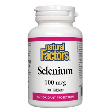 Natural Factors Selenium Селен антиоксидант 100 мкг х 90 таблетки