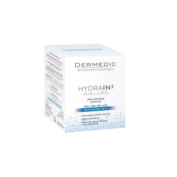 Dermedic Hydrain3 Hialuro Ултрахидратиращ крем-гел за лице 50 гр