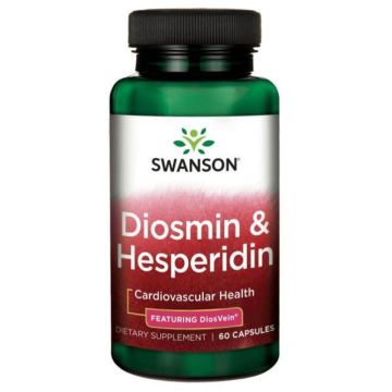 Swanson Diosmin & Hesperidin Диосмин и Хесперидин за кръвоносната система х60 капсули