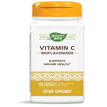 Nature's Way Vitamin C With Bioflavonoids Витамин C и биофлавоноиди 500 мг х100 капсули