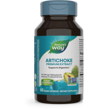 Nature's Way Artichoke Артишок природна грижа за здрав черен дроб и жлъчка 450 мг х60 V капсули