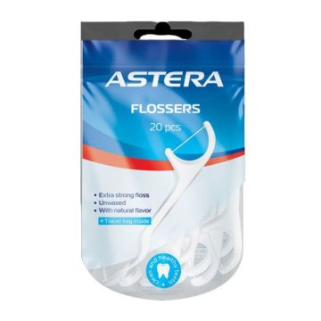 Astera Active Конци за зъби с клечка 20 бр