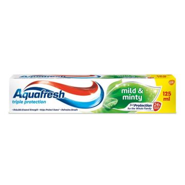 Aquafresh Triple Protection Mild & Minty Паста за зъби зелена 125 мл