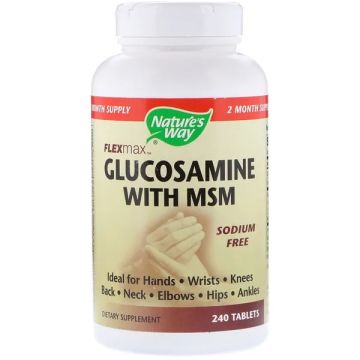 Nature’s Way Глюкозамин Сулфат & MСM 925 мг x 240 таблетки