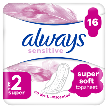 Always Sensitive Ultra Super Plus Duo Дамски превръзки x16 бр