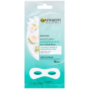 Garnier Skin Naturals Hydra Bomb Хидратираща шийт маска за околоочен контур срещу подпухнали очи 1 брой