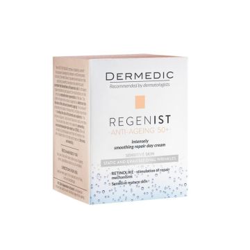 Dermedic Regenist Anti-Ageing 50+ Интензивно изглаждащ и възстановяващ дневен крем 50 гр