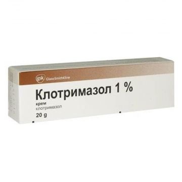 Клотримазол Крем 1% 20 гр GlaxoSmithKline