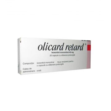 Оликард Ретатд 40 мг х 20 капсули Mylan