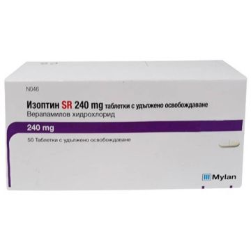 Изоптин SR 240 мг х 20 таблетки Mylan