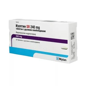 Изоптин SR 240 мг х 20 таблетки Mylan