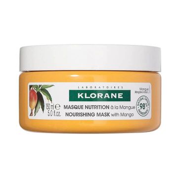 Klorane Възстановяваща маска за коса с масло от манго 150 мл