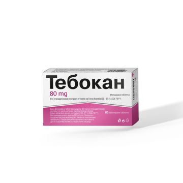 NaturProdukt Тебокан 80 мг х60 филмирани таблетки