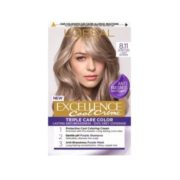 L’Oreal Excellence Cool Creme Боя за коса 8.11 Ultra Ash Light Blonde