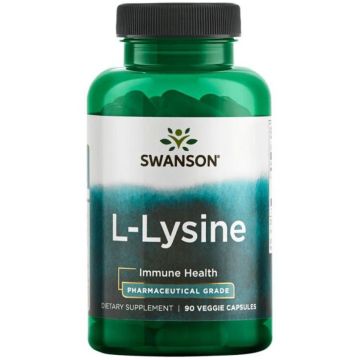 Swanson L-Lysine L-лизин за имунитет х90 веге капсули