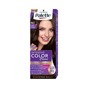 Palette Intensive Color Creme Tрайна крем-боя за коса N3 Middle Brown / Средно кафяв