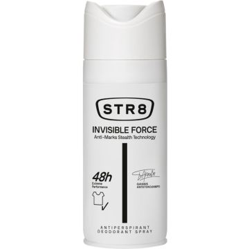 STR8 Invisible Force Спрей дезодорант против изпотяване за мъже 150 мл