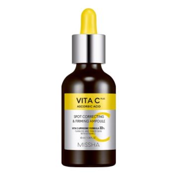 Missha Vita C Spot Correcting & Firming Ampoule Изсветляващ и стягащ серум с витамин C 30 мл