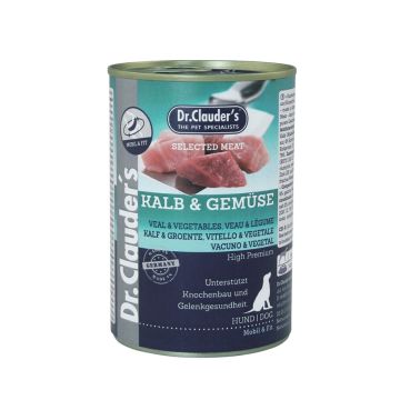 Dr. Clauder's Selected Meat Телешко и зеленчуци за възрастни кучета със ставни проблеми 400 гр