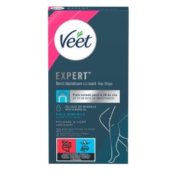 Veet Expert Депилиращи ленти за тяло 20 бр