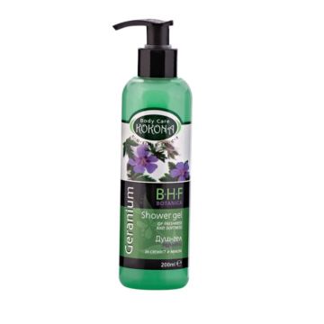 Kokona Body Care B.H.F. Botanica Душ гел за свежа и мека кожа със здравец 200 мл