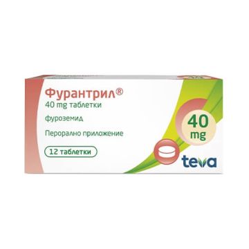 Фурантрил 40 мг х 12 таблетки Teva