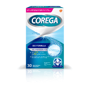 Corega Bio Formula За ежедневно почистване на протези 4в1 x30 бр 