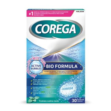Corega Bio Formula За ежедневно почистване на протези x 30 бр 