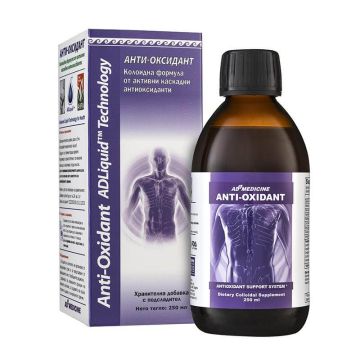 ADLiquid Anti-Oxidant Енергия за клетките и антиоксидантна защита - колоиден разтвор 250 мл AD Medicine