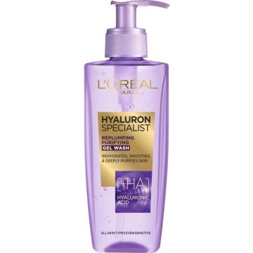 L’Oreal Hyaluron Specialist Почистващ гел за лице с хиалуронова киселина 200 мл