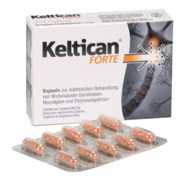 Keltican Forte При болки в гърба, кръста и крайниците 20 капсули Trommsdorff