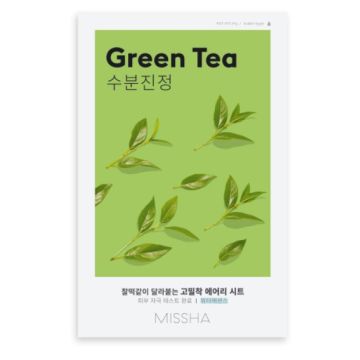 Missha Air Fit Хидратираща шийт маска за лице със зелен чай 1 бр