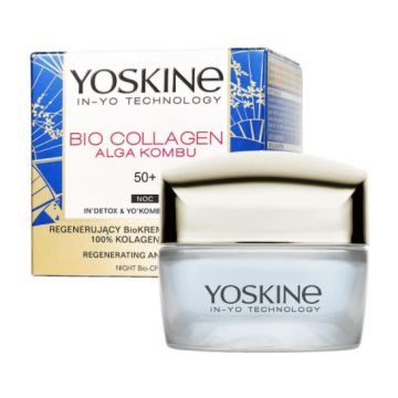Yoskine Bio-Collagen Нощен крем против бръчки 50+ 50 мл