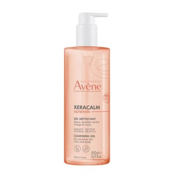 Avene Xeracalm Nutrition Душ гел за лице и тяло 500 мл