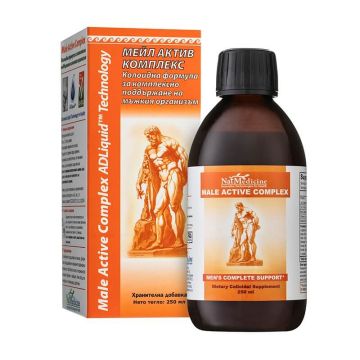 ADLiquid Male Active Complex за тонус и самочувствие при мъжете - колоиден разтвор 250 мл AD Medicine