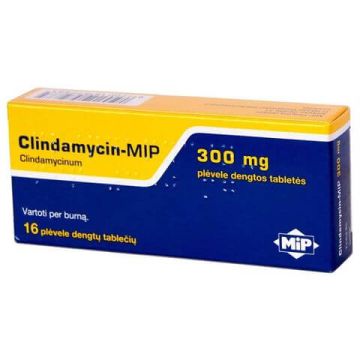 Клиндамицин-MIP 300 мг х 16 таблетки MIP Pharma