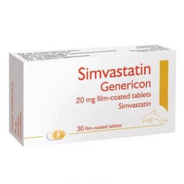 Симвастатин Генерикон 20 мг х 30 таблетки 