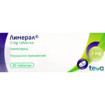 Лимерал 2 мг х 30 таблетки Teva